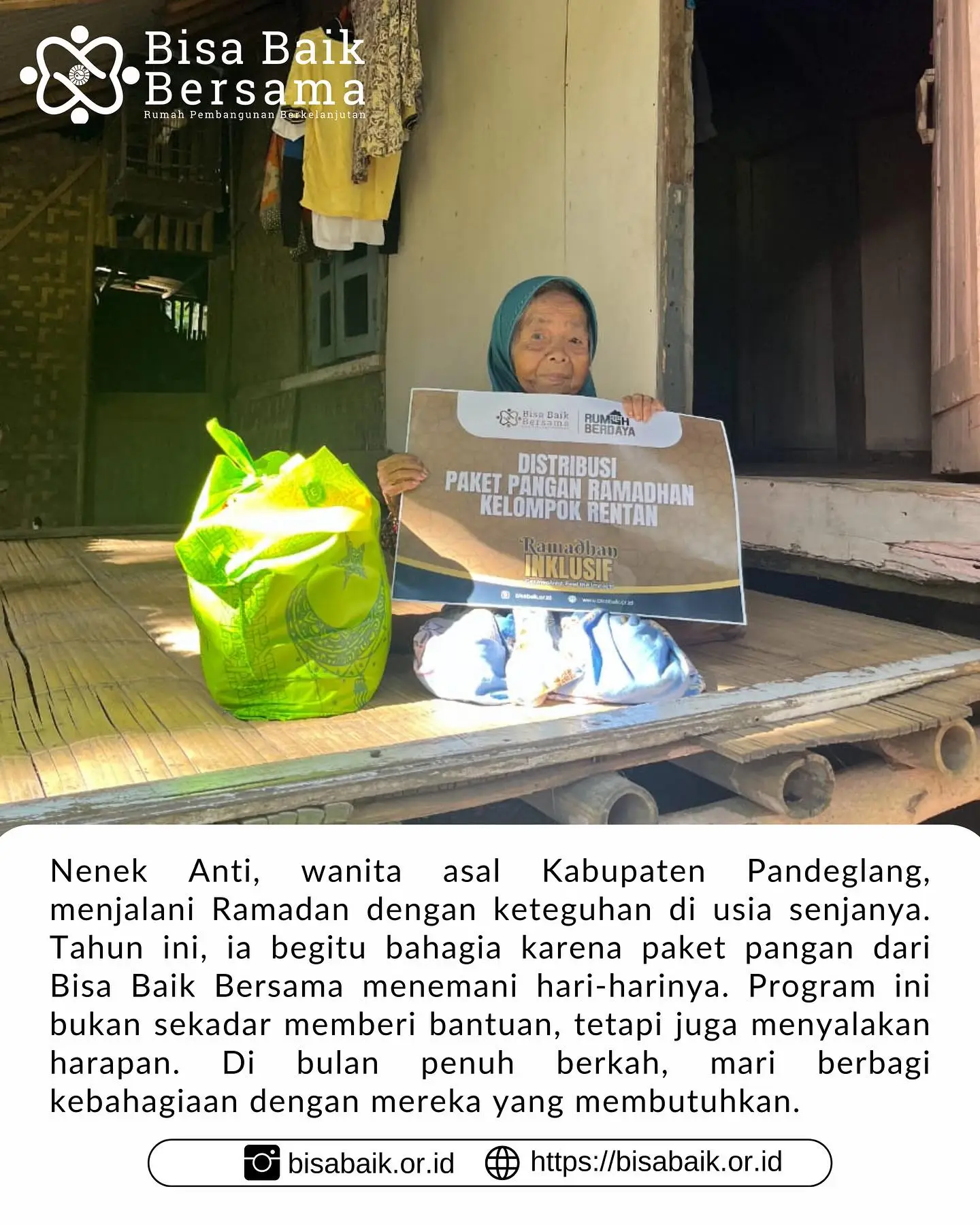 Ramadhan Inklusif: Menyalakan Harapan, Merajut Kebahagiaan di Setiap Sudut Negeri Bersama Bisa Baik Bersama