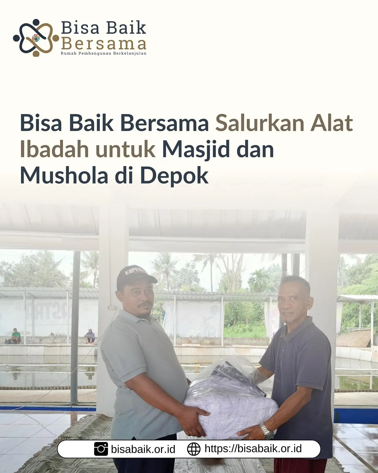 Cahaya Spiritual di Kota Belimbing: Bisa Baik Bersama Salurkan Alat Ibadah Menyambut Isra Mi’raj di Depok